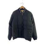 ショッピングstussy STUSSY◆ダウンジャケット/M/ナイロン/BLK/90S/グースダウン/変色有