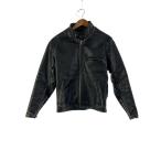 Schott◆シングルライダースジャケット/38/レザー/BLK/641