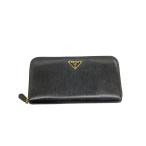 ショッピングPRADA PRADA◆長サイフ/羊革/BLK/メンズ