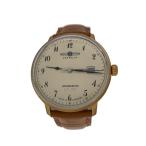 ZEPPELIN◆腕時計/アナログ/レザー/BEG/BEG/SS/lz129