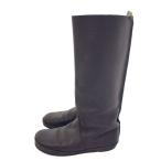 KOOS◆ロングブーツ/--/BRW/レザー