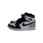 NIKE◆AIR JORDAN 1_エア ジョーダン 1/29cm/GRY/クラック加工