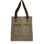 ショッピングgucci GUCCI PLUS◆トートバッグ/--/BRW/総柄
