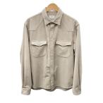 ショッピングスウェード COLONY CLOTHING◆コロニークロージング/ウルトラスウェードウエスタンシャツ/L/スウェード/BEG
