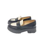 COACH◆コーチ/ルーシーローファー/23cm/WHT/CP847