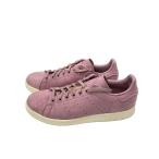 adidas◆アディダス/スタンスミス/GW9724/24.5cm/PNK/スウェード