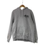ショッピングstussy STUSSY◆パーカー/M/コットン/GRY/無地//