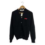 ショッピングGARCONS PLAY COMME des GARCONS◆カーディガン(薄手)/M/ウール/BLK/AZ-N058