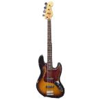ショッピング2011 Fender Mexico◆Deluxe Active Jazz Bass/純正ギグケース付属/2011/サンバースト/PU交換