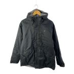 DAIWA◆レインマックスウィンタージャケット/襟元汚れ有/L/ナイロン/BLK/無地/DW-3521EX