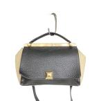 FURLA◆ショルダーバッグ/レザー/BLK/F