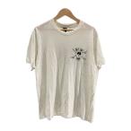 ショッピングstussy STUSSY◆ステューシー/Tシャツ/L/コットン/プリント/CA28623/ホワイト