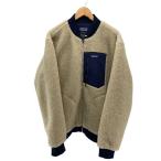 ショッピングパタゴニア patagonia◆パタゴニア/フリースジャケット/L/ポリエステル/クリーム/無地/51884