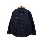 Supreme◆ジャケット/S/コーデュロイ/BLK/25SS/washed corduroy shirts//