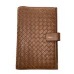BOTTEGA VENETA* обложка для записной книжки / кожа /BRW/ мужской / сетка / обложка для записной книжки //