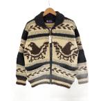 ショッピングカウチン CHAPS RALPH LAUREN◆90s/カウチンセーター/カーディガン(厚手)/M/ウール/BRW