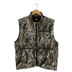 STUSSY◆S/ベスト/L/--/BRW/カモフラ