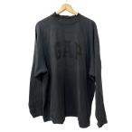 YEEZY GAP ENGINEERED BY BALENCIAGA◆長袖Tシャツ/--/コットン/BLK