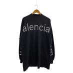 BALENCIAGA◆長袖Tシャツ/L/コットン/BLK/739027