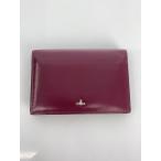 Vivienne Westwood◆ワンポイントロゴチャーム/名刺入れ/カードケース/牛革/BRD/レディース