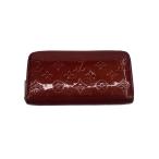 ショッピングヴェルニ LOUIS VUITTON◆ジッピー・ウォレット_モノグラム・ヴェルニ/エナメル/RED/レディース//