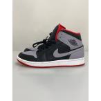 NIKE◆AIR JORDAN 1 MID_エア ジョーダン 1 ミッド/26.5cm/GRY
