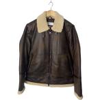 Calvin Klein◆B-3 Faux Shearing Jacket/フライトジャケット/ムートン/S/BRW/CM092447