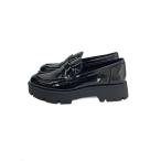 ショッピングzara ZARA◆ローファー/41/BLK/PVC