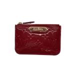 ショッピングヴェルニ LOUIS VUITTON◆ポシェット・クレ_モノグラム・ヴェルニ/エナメル/レッド/レディース