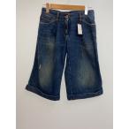 DOLCE&GABBANA◆F37BXD/ショートパンツ/38/コットン/インディゴ/無地/F37BXD