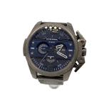 ショッピングdiesel DIESEL◆クォーツ腕時計/アナログ/ステンレス/NVY/SLV/DZ-4398//