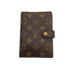 ショッピングLOUIS LOUIS VUITTON◆アジェンダPM_モノグラム・キャンバス/ブラウン/手帳カバー/R20005