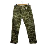 EVISU◆5ポケットパンツ/34/コットン/カーキグリーン/石垣迷彩/2005