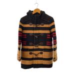 PENDLETON* полупальто "даффл коут" /XS/ шерсть / Camel / красный / черный / окантовка /USA производства 
