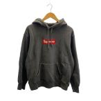 Supreme◆Box Logo Hooded Sweatshirt/2021/パーカー/S/チャコールグレー