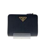PRADA◆2つ折り財布/--/BLK/メンズ/1ML018