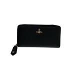 Vivienne Westwood◆長財布/--/BLK/無地/レディース