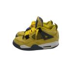 NIKE◆AIR JORDAN 4 RETRO_エア ジョーダン 4 レトロ/25.5cm/YLW
