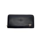 ショッピングschott Schott◆長財布/レザー/BLK/無地/メンズ//