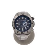 CITIZEN◆クォーツ腕時計/アナログ/--/BLK/SLV/H112-T016651