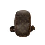 LOUIS VUITTON* небольшая сумочка * gun ju_ монограмма * парусина / кожа /BRW