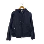 MONCLER◆GRIMPEURS ナイロンフルジップフーディー リバーシブル/1/ネイビー