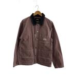 STUSSY◆ジャケット/M/コットン/PNK//