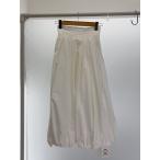 MARW UNITED ARROWS◆バルーンスカート/ロングスカート/34/ポリエステル/WHT/無地/3124-673-0030-0110//