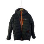 ショッピングタグ patagonia◆ダウンジャケット/S/ナイロン/BLK/無地/84845/Grade VII Down Parka/タグ付