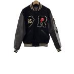 HYSTERIC GLAMOUR◆スタジャン/L/ウール/BLK/プリント/02243AB19