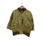 EVISU◆ミリタリージャケット/40/ナイロン/KHK/無地/L2-B