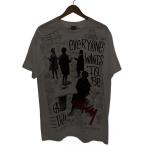 STUSSY◆Tシャツ/L/コットン/WHT/総柄/00s