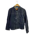 ショッピングタグ TCBjeans◆S40s Jacket/大戦モデル/猫タグ/Gジャン/46/デニム/IDG/無地
