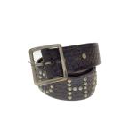 GLAD HAND◆スタッズベルト/レザー/BRW/メンズ